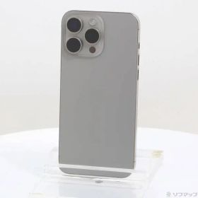 〔中古品〕 iPhone15 Pro Max 1TB ナチュラルチタニウム MU713J／A SIMフリー【262】