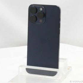 〔中古品〕 iPhone15 Pro Max 1TB ブルーチタニウム MU723J／A SIMフリー【262】