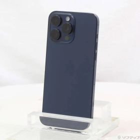 〔中古品〕 iPhone15 Pro Max 1TB ブルーチタニウム MU723J／A SIMフリー【344】