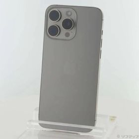 〔中古品〕 iPhone15 Pro Max 256GB ナチュラルチタニウム MU6R3J／A SIMフリー【305】