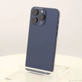 〔中古品〕 iPhone15 Pro Max 256GB ブルーチタニウム MU6T3J／A SIMフリー【305】
