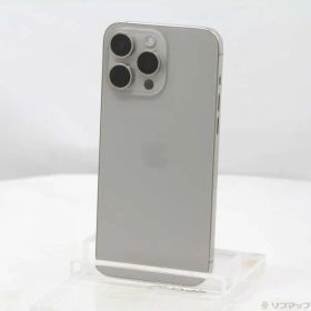 〔中古品〕 iPhone15 Pro Max 256GB ナチュラルチタニウム MU6R3J／A SIMフリー【348】