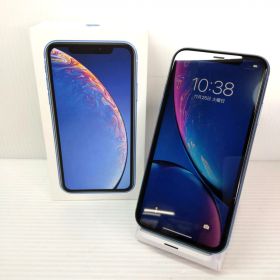 【中古品】Apple iPhoneXR 64GB ブルー ドコモ〇YR-54291〇