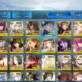 [日本] 83 SSR/105 WNPメタ 廃課金 日本 2025年夏のワイフフル フェイト・グランドオーダーアカウント