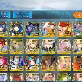 [日本] 113 SSR/177 WNP vip 廃課金 日本 ft Np5 モンテクリスト/Np5 U-オルガ・マリー-フェイト グランドオーダーアカウント