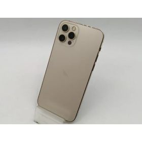 【中古】Apple SoftBank 【SIMロック解除済み】 iPhone 12 Pro 128GB ゴールド MGM73J/A【OSU301】保証期間1ヶ月【ランクC】