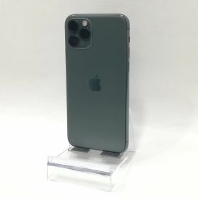 【中古品】Apple(アップル) iPhone 11 Pro / 2019 / 256GB / ミッドナイトグリーン / docomo版SIMロック解除品 / ランク:D / MWCC2J/A / A2215 【中古品管理番号:35698】
