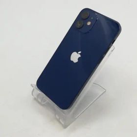 【中古】Apple 国内版 【SIMフリー】 iPhone 12 mini 128GB ブルー MGDP3J/A【ECセンター】保証期間１ヶ月【ランクA】