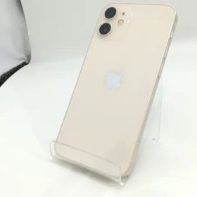 【中古】Apple au 【SIMロック解除済み】 iPhone 12 mini 64GB ホワイト MGA63J/A【浜松駅前】保証期間１ヶ月【ランクC】