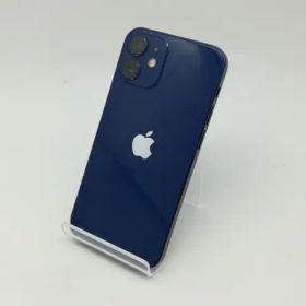 【中古】Apple SoftBank 【SIMロック解除済み】 iPhone 12 mini 64GB ブルー MGAP3J/A【広島】保証期間１ヶ月【ランクC】