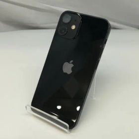 【中古】Apple au 【SIMロック解除済み】 iPhone 12 mini 64GB ブラック MGA03J/A【札幌】保証期間１週間【ランクC】
