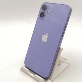 【中古】Apple au 【SIMロック解除済み】 iPhone 12 mini 64GB パープル MJQC3J/A【ECセンター】保証期間１ヶ月【ランクA】