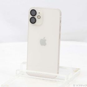 (中古)Apple iPhone12 mini 64GB ホワイト MGA63J/A SIMフリー(269-ud)