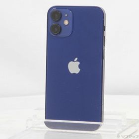(中古)Apple iPhone12 mini 128GB ブルー MGDP3J/A SIMフリー(344-ud)