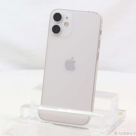 (中古)Apple iPhone12 mini 64GB ホワイト MGA63J/A SIMフリー(276-ud)