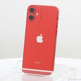 (中古)Apple iPhone12 mini 64GB プロダクトレッド MGAE3J/A SoftBank(258-ud)