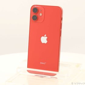 (中古)Apple iPhone12 mini 64GB プロダクトレッド MGAE3J/A SIMフリー(344-ud)