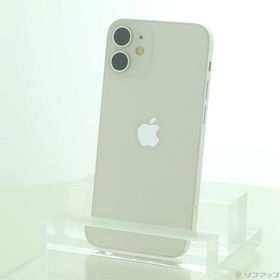 (中古)Apple iPhone12 mini 128GB ホワイト MGDM3J/A SIMフリー(371-ud)