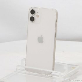 (中古)Apple iPhone12 mini 64GB ホワイト MGA63J/A SIMフリー(377-ud)
