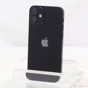 (中古)Apple iPhone12 mini 64GB ブラック MGA03J/A SIMフリー(269-ud)