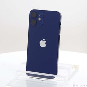 (中古)Apple iPhone12 mini 128GB ブルー MGDP3J/A SIMフリー(344-ud)