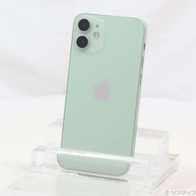 (中古)Apple iPhone12 mini 128GB グリーン MGDQ3J/A SIMフリー(295-ud)