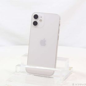 (中古)Apple iPhone12 mini 64GB ホワイト MGA63J/A SIMフリー(276-ud)