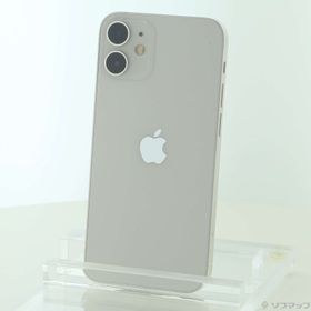 (中古)Apple iPhone12 mini 64GB ホワイト MGA63J/A SIMフリー(348-ud)