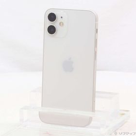 (中古)Apple iPhone12 mini 128GB ホワイト MGDM3J/A SIMフリー(295-ud)