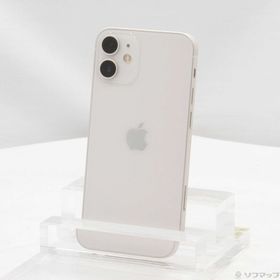 (中古)Apple iPhone12 mini 64GB ホワイト MGA63J/A SIMフリー(269-ud)