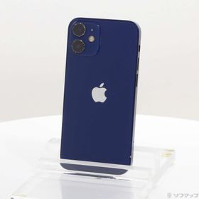 (中古)Apple iPhone12 mini 64GB ブルー MGAP3J/A SIMフリー(371-ud)