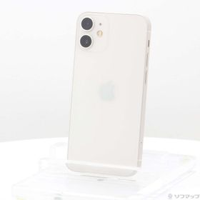 (中古)Apple iPhone12 mini 64GB ホワイト MGA63J/A SIMフリー(348-ud)