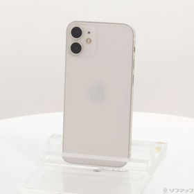 (中古)Apple iPhone12 mini 64GB ホワイト MGA63J/A SIMフリー(377-ud)