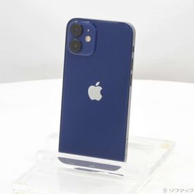 (中古)Apple iPhone12 mini 64GB ブルー MGAP3J/A SIMフリー(348-ud)