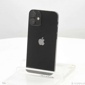 (中古)Apple iPhone12 mini 128GB ブラック MGDJ3J/A SIMフリー(377-ud)