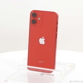 (中古)Apple iPhone12 mini 64GB プロダクトレッド MGAE3J/A SIMフリー(269-ud)