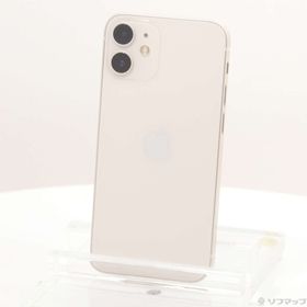 (中古)Apple iPhone12 mini 64GB ホワイト MGA63J/A SIMフリー(348-ud)
