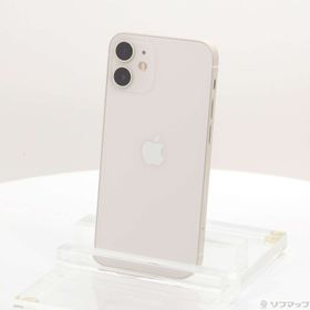(中古)Apple iPhone12 mini 64GB ホワイト MGA63J/A SIMフリー(276-ud)