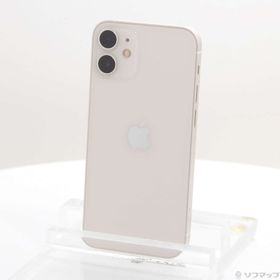 (中古)Apple iPhone12 mini 128GB ホワイト MGDM3J/A SIMフリー(349-ud)