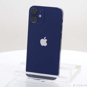 (中古)Apple iPhone12 mini 256GB ブルー NGDV3J/A SIMフリー(377-ud)