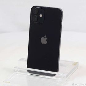 (中古)Apple iPhone12 mini 128GB ブラック MGDJ3J/A SIMフリー(368-ud)