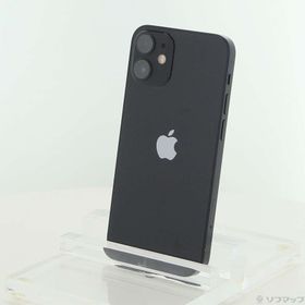 (中古)Apple iPhone12 mini 64GB ブラック MGA03J/A SIMフリー(262-ud)
