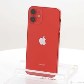 (中古)Apple iPhone12 mini 64GB プロダクトレッド MGAE3J/A SIMフリー(348-ud)