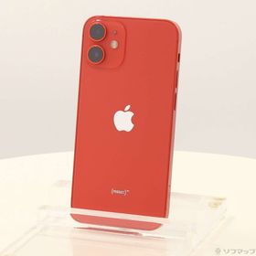(中古)Apple iPhone12 mini 64GB プロダクトレッド MGAE3J/A SIMフリー(276-ud)
