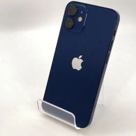 【中古】Apple au 【SIMロック解除済み】 iPhone 12 mini 128GB ブルー MGDP3J/A【高崎モントレー】保証期間１ヶ月【ランクB】