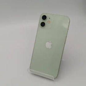 【中古】Apple docomo 【SIMロック解除済み】 iPhone 12 mini 128GB グリーン MGDQ3J/A【大阪本店】保証期間１ヶ月【ランクC】
