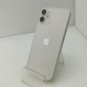 【中古】Apple au 【SIMロック解除済み】 iPhone 12 mini 128GB ホワイト MGDM3J/A【大須】保証期間１ヶ月【ランクC】