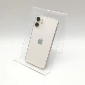 【中古】Apple au 【SIMロック解除済み】 iPhone 12 mini 128GB ホワイト MGDM3J/A【吉祥寺】保証期間１週間【ランクC】