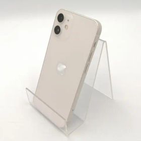 【中古】Apple SoftBank 【SIMロック解除済み】 iPhone 12 mini 64GB ホワイト MGA63J/A【ECセンター】保証期間１ヶ月【ランクB】