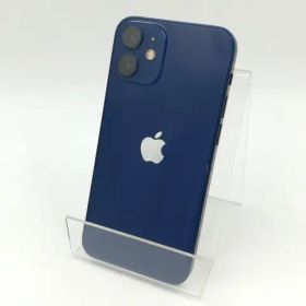 【中古】Apple SoftBank 【SIMロック解除済み】 iPhone 12 mini 128GB ブルー MGDP3J/A【千葉】保証期間１ヶ月【ランクB】